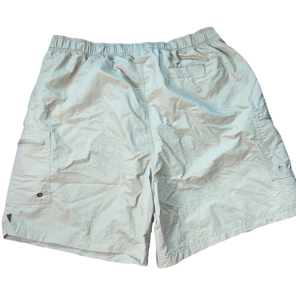 Vintage Cherokee Khaki cargo Swim trunks Size‎ L 36-3 8 with attached buck…